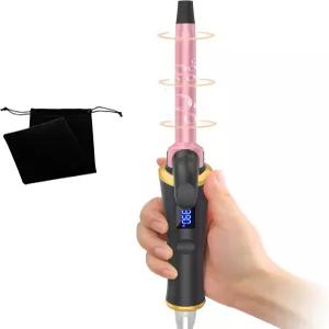 유클리스 미니 컬링 언 0.5인치(13mm) 짧은 머리와 앞머리용 타이트 링글릿 생성 30초 빠른 열과 듀얼 전압