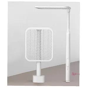 길이 충전 UV전기모기채 각도조절 회전 접이식스탠드zab098