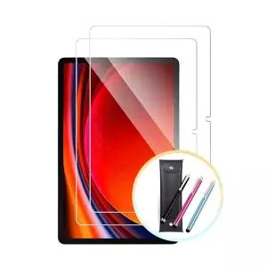 탭S7 FE 강화유리 필름 2매+심플펜 펜파우치