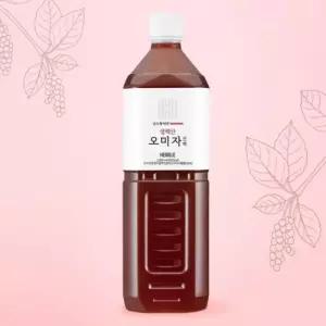 헤밀레 오미자 청 엑기스 음료 주스 진액 탕비실 1L