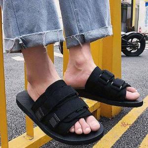 남성 커플 여름 슬리퍼 여성 찍찍이 사무실 휴양지yza465