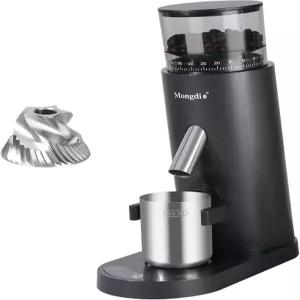 몽디오 전기 버 커피 그라인더 일회용 60단계 분쇄 설정 및 2600mAh 배터리 드립 프렌치 프레스 에스프레소