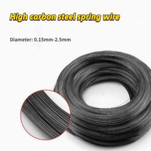 T9A 고강도 철사 단일 가닥 고탄소 블랙 10-50 미터 0 15mm-2 5mm 2400-2600MPA