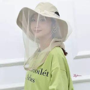 방충망모자 해충 낚시모자 모기 방충mno408