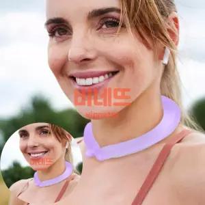 얼음목걸이 핑크 목쿨링 아이스목걸이 등산악세사리