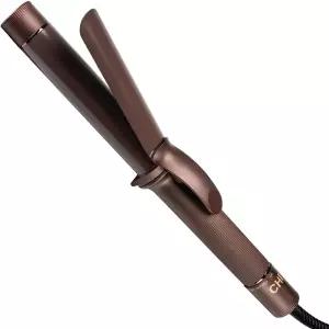 CHI 세라믹 컬링 언 44 가드 2온스 부드럽고 오래 지속되며 곱슬거림 없는 컬 웨이브 90초 가열 1.25인치