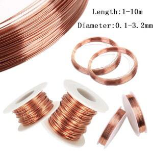 1-3롤 0 1mm 15mm 25mm 35mm 5mm-3 2mm 케이블 구리선 선 에나멜 권선 코일