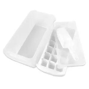 미니얼음틀 가정용 아이스트레이 얼음삽 얼음보관 컨테이너 세트