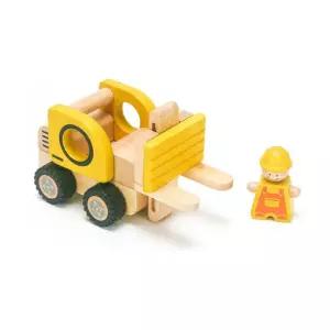 3세 4세 원목장난감 지게차 중장비 실내놀이 키즈카페 나무블럭