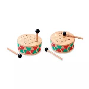 유아동 타악기 원목드럼 지름16.5cm 음악놀이 유치원교구 4세 5세