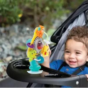 딸랑 회전롤러볼 유모차부착 장난감 악세서리 인형 유아완구