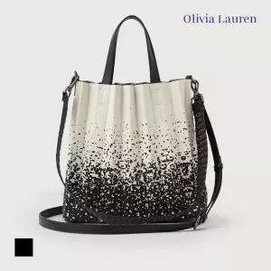 [올리비아로렌] 린넨 플리츠백_VYCUB4Y3211