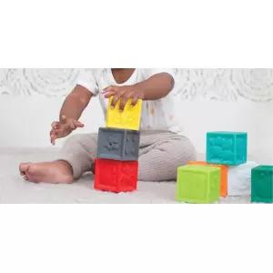동물 숫자 놀이 말랑 사각블럭 유아완구 블록 7개월아기장난감