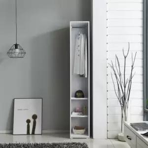 좁은공간용 틈새수납 선반형 코트걸이장 행거