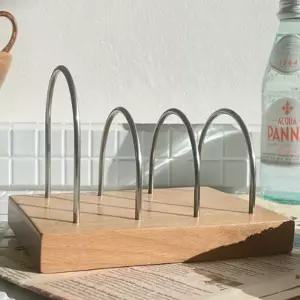 고무나무 통원목 토스트보관랙 주빙정리 토스트정리 약W16.5