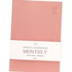 직장인 2026 스케줄러 업무용 2026 플래너 날짜형 먼슬리 월간