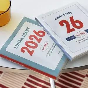 주간 2026 다이어리 위클리 2026 루나 다이어리 날짜형 음력