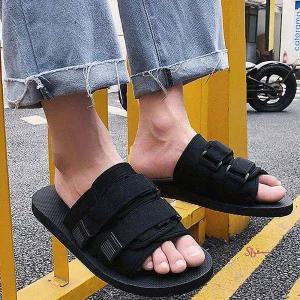 남성 슬리퍼 사무실 여름 찍찍이 커플 휴양지 여성qrs572