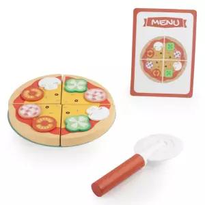 나무칼 조각썰기 역할놀이완구 피자모형 유치원 유아퍼즐 3세 4세