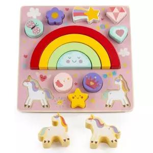 아기손 소근육발달 동물인지 원목블록 유아학습완구 조각맞추기