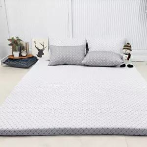 [당일출고]  국내생산 크로스 냉감 라텍스 매트리스커버 Q/7.5cm