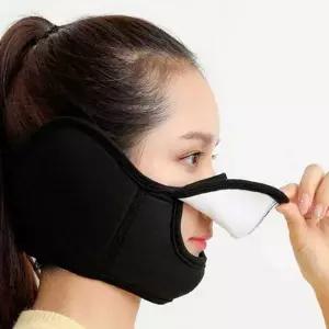 [셀러에이드]얼굴 귀마개 마스크 보온 방한 마스크 커버 겨울