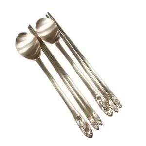 가야 놋수저 세트 장수거북 숟가락 젓가락 예단 유기수저 2인