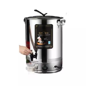 업소용 물끓이기 육수통 보온물통 식당 뷔페 장국통 스텐 전기육수통 코드형 보온통 전기포트