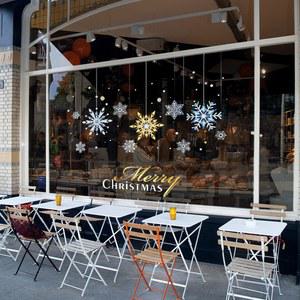 크리스마스 눈꽃 매달기 45cm 두꺼운 용품 환나 스티커 3D스노우플자동차크