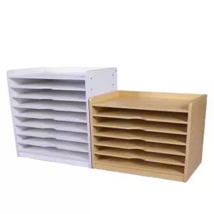 스케치북장 교구장 지류함 메이플 도화지 종이수납장 우드