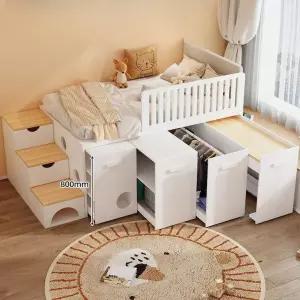 삼촌네스토어 책상침대일체형 벙커침대책상 침대텐트 벙커책상