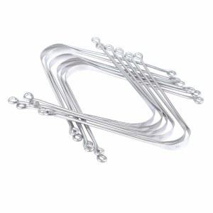 HealthAndYoga SteloSwipe 라이트 스테인리스 스틸 혀 클리너 - 일회용 금속 스크레이퍼 벌크 팩(12팩) 구강 위생 구취 방지 u2013 교체 및 선물