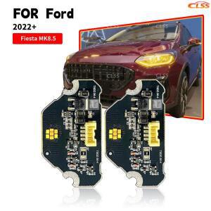 신형 DRL LED 보드 엔젤 아이즈 헤드라이트 주간 주행등 모듈 포드 피에스타 MK8.5 포커스 ST-라인 2022-20