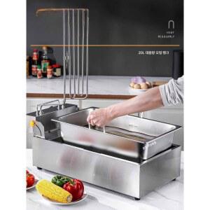 업소용 튀김기 탁상용 A타입 테이블형 기계 2500W 버거집 어묵