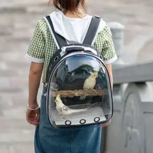 앵무새이동가방 케이지 산책 가방 이동장 외출 앵무새 백팩