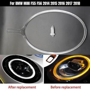 BMW MINI F56 2014-2018용 신형 주간 주행등 자동차 DRL 라이트 가이드 튜브 엔젤 아이즈 스트립