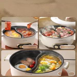 전기 전골냄비 전기전골팬 샤브샤브 냄비 반반냄비 마라탕