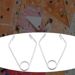 다기능 클라이밍 로프 코드 스테인레스 스틸 클로저 보호대 슬리브 Speleology Abseiling 장비 2개