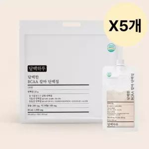 담백하루 단백질 쉐이크 BCAA 칼마 파우치 7포 X5개