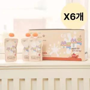 지엠팜 칼슘 쑤욱쑤욱 사과맛 어린이 주스 10입 X6개