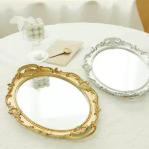 빈티지 거울 트레이 화장품 수납 감성 정리 트레이