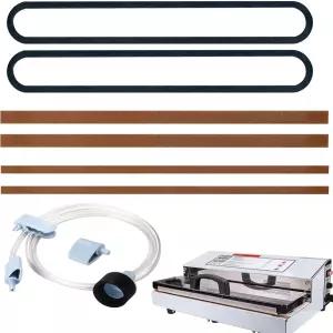 웨스턴 프로 시리즈 진공 씰러용 액세서리 호스 2100/2200/2300 1 세트 2개 폼 교체 개스킷 및 바 테이프