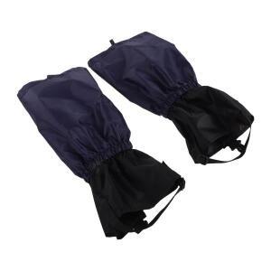 2PCS 야외 스노우 레그 게이터 하이킹 등산 트레킹을 타입 조절 가능 방수 부츠 프로텍터 모래 방지 통기성