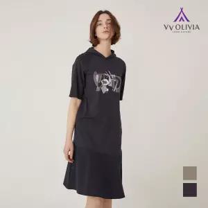 [비비올리비아] 후드 롱 원피스_VVCOAYM3491