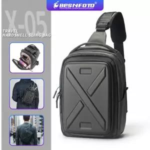 베스노토 카메라 백팩  소니 A7 II/III/IV/R/V 및 캐논 R100/R50용 방수 하드쉘 케이스  DSLR/SLR/미러리스