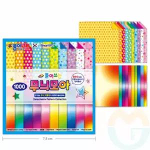 위랜드 뜯어쓰는 색종이 30색 (60매) 종이접기놀이 종이비행기만들기 무늬종이