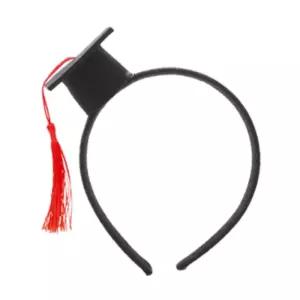 졸업 소품 미니 학사모 귀여운 장식 촬영용 리본 헤어터번 5개