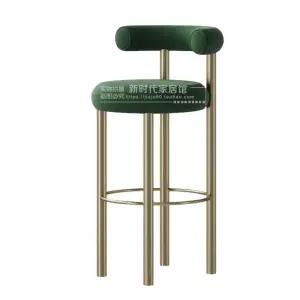 미니멀 등받이화장대의자 공주 북유럽 카페 상품 높이55cm+블랙프레임그레