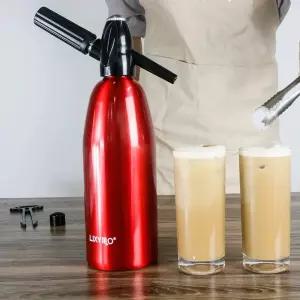 질소 휘핑기 탄산수 제조기 빨강 대용량 업소용 리터