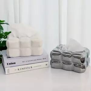 세라믹 사각티슈 케이스 각티슈 커버 휴지상자 2282854 J